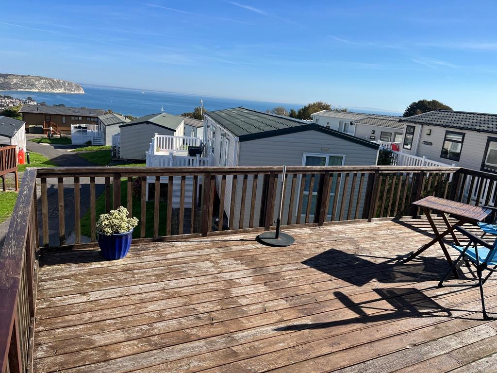 Decking and sea view