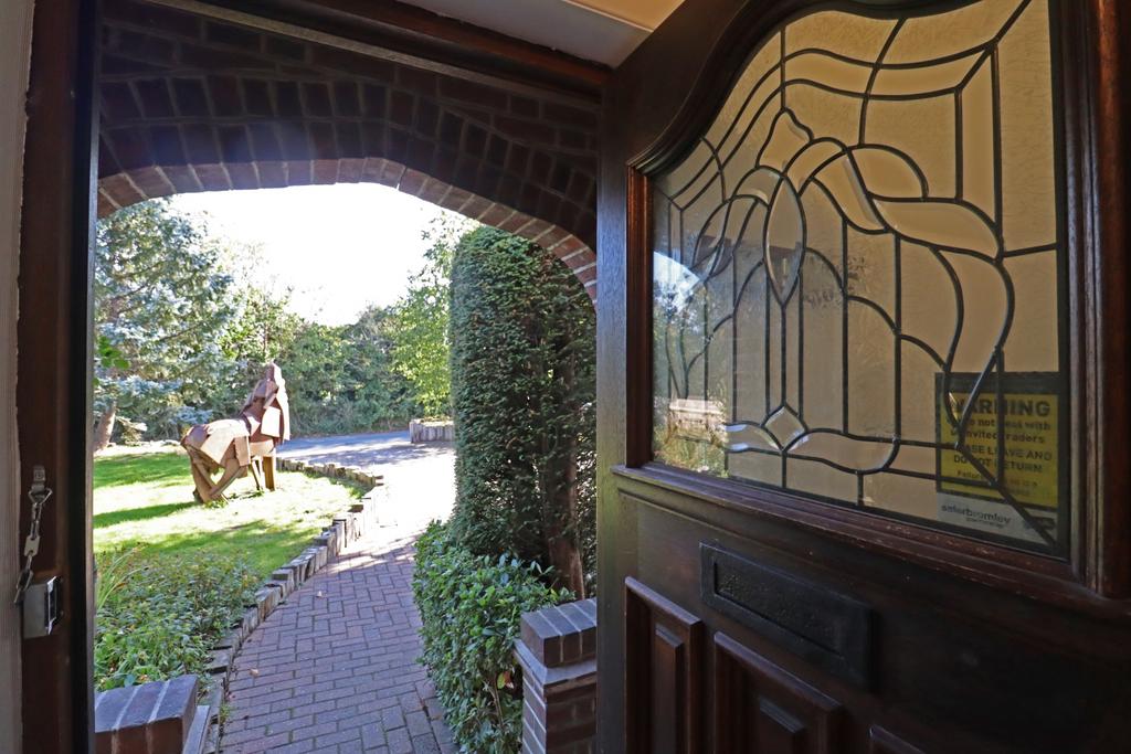 Out front door