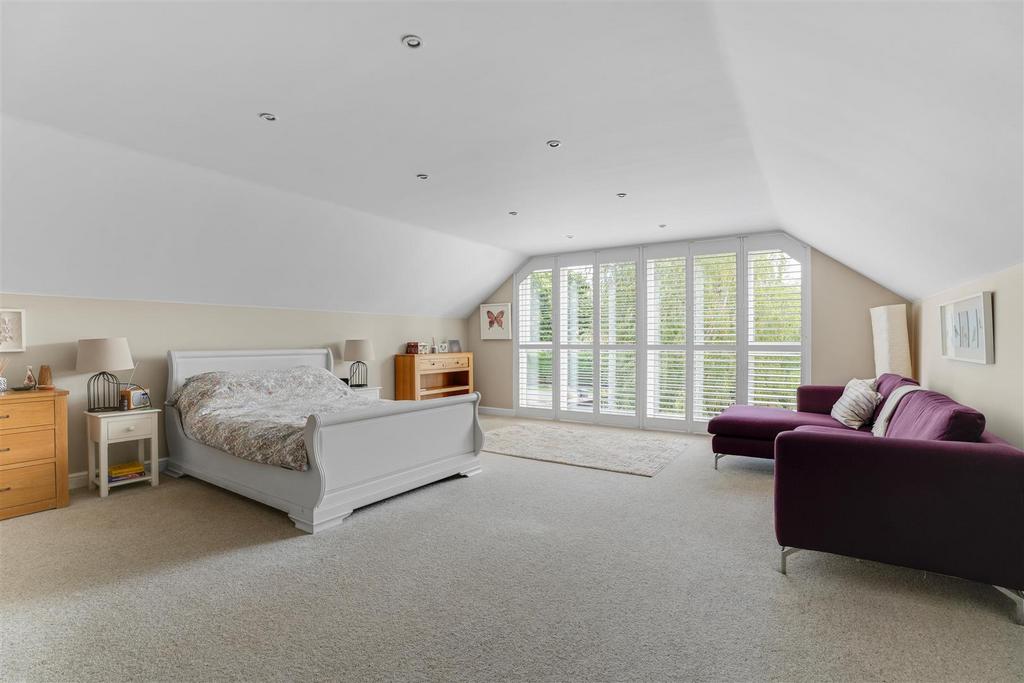 Master bedroom suite