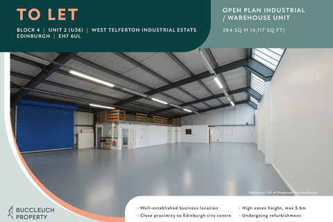 Industrial development to rent, 36-38 West Telferton Edinburgh EH7 6UL