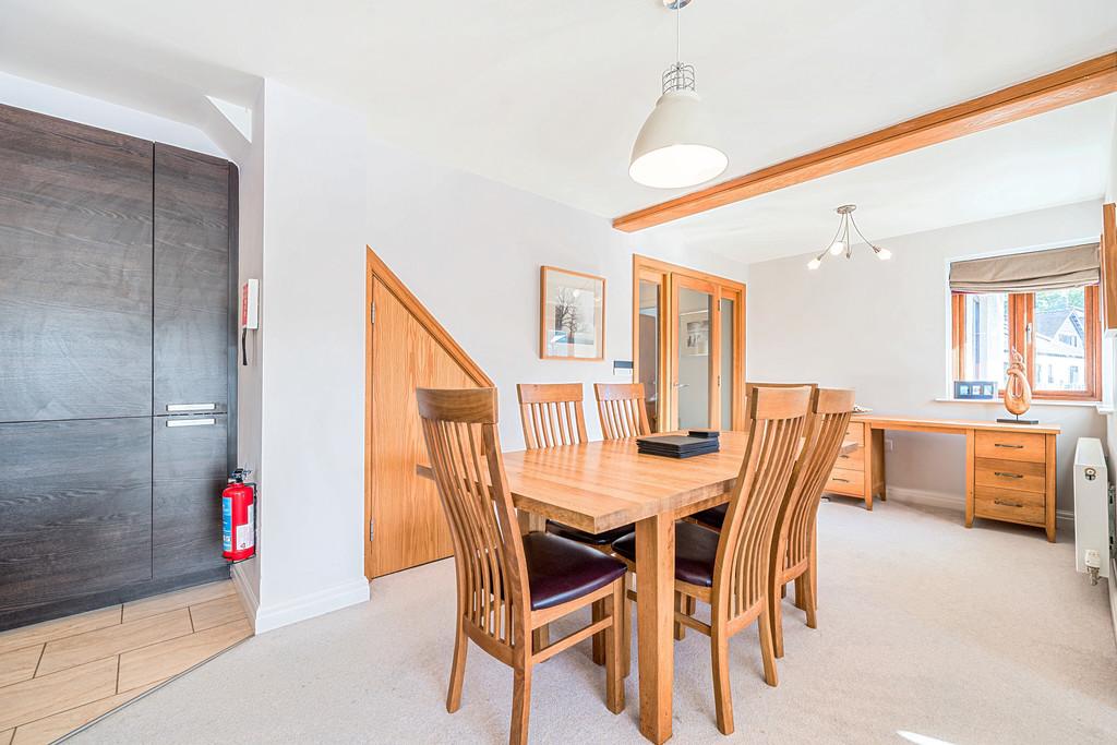 Open plan dining area