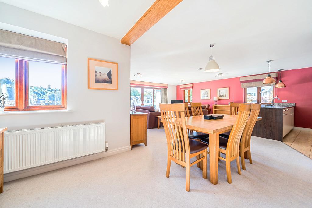 Open plan dining area