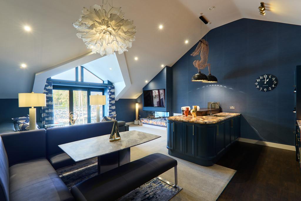 Open plan living area