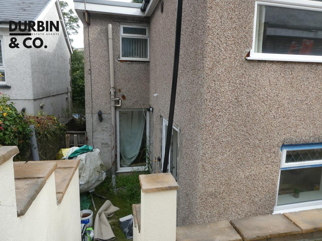 Rear of property
