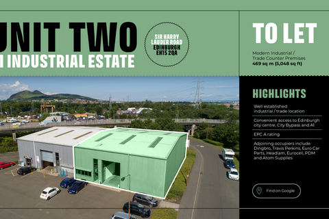 Warehouse to rent, Sir Harry Lauder Rd Edinburgh EH15 2QA