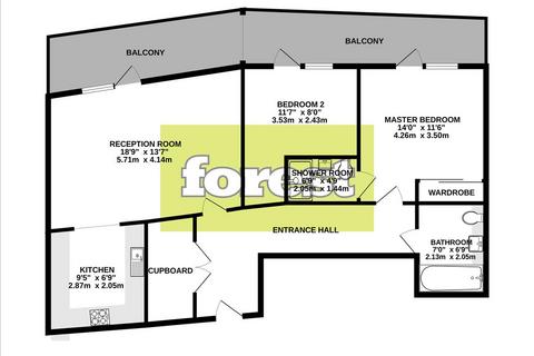 2 bedroom flat for sale, Goulding House, Manor Lane, Feltham, Middlesex, TW13