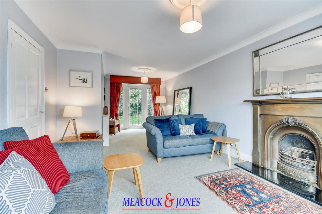 Living room, fireplace