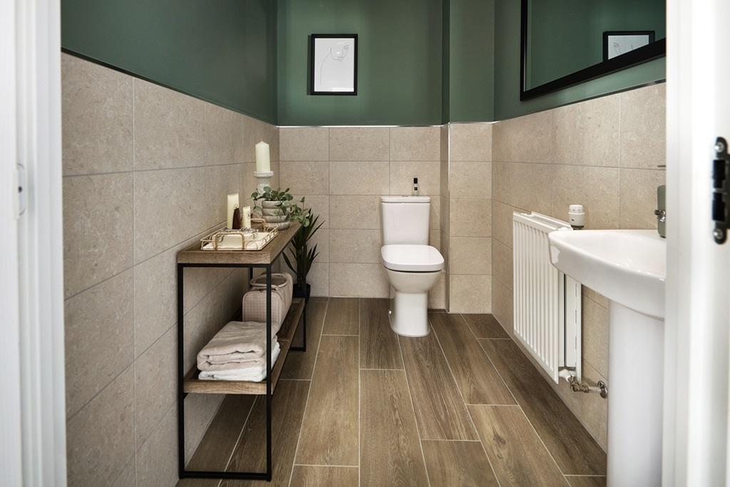 Convenient downstairs toilet