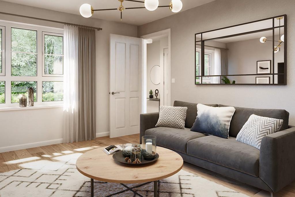 Lounge in detached four bedroom home