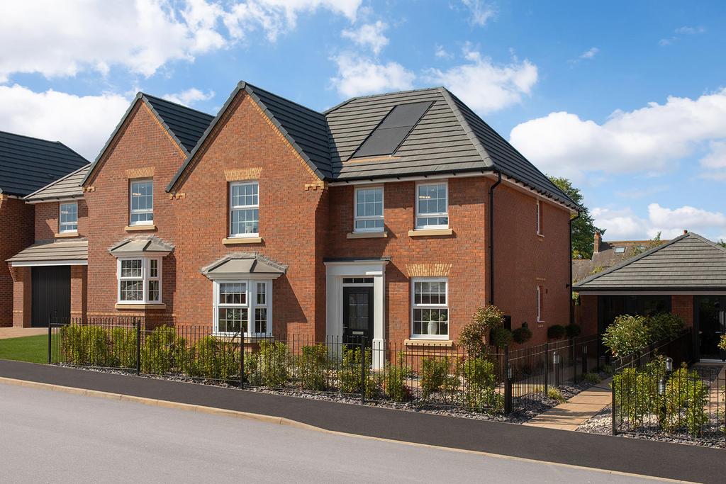 The exterior of The Holden Show Home at The...