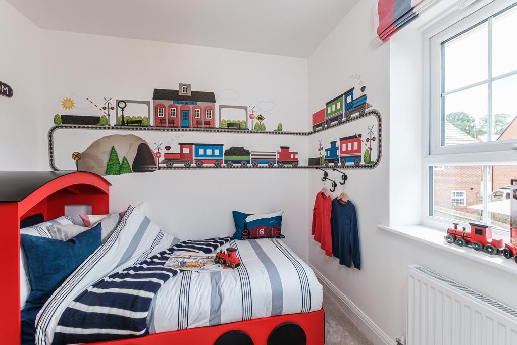 Ashington single bedroom train themed