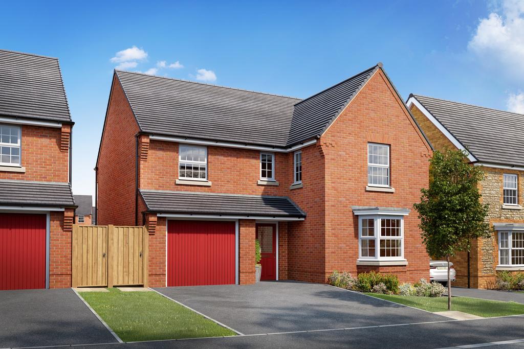 External CGI of the exeter at romans quarter