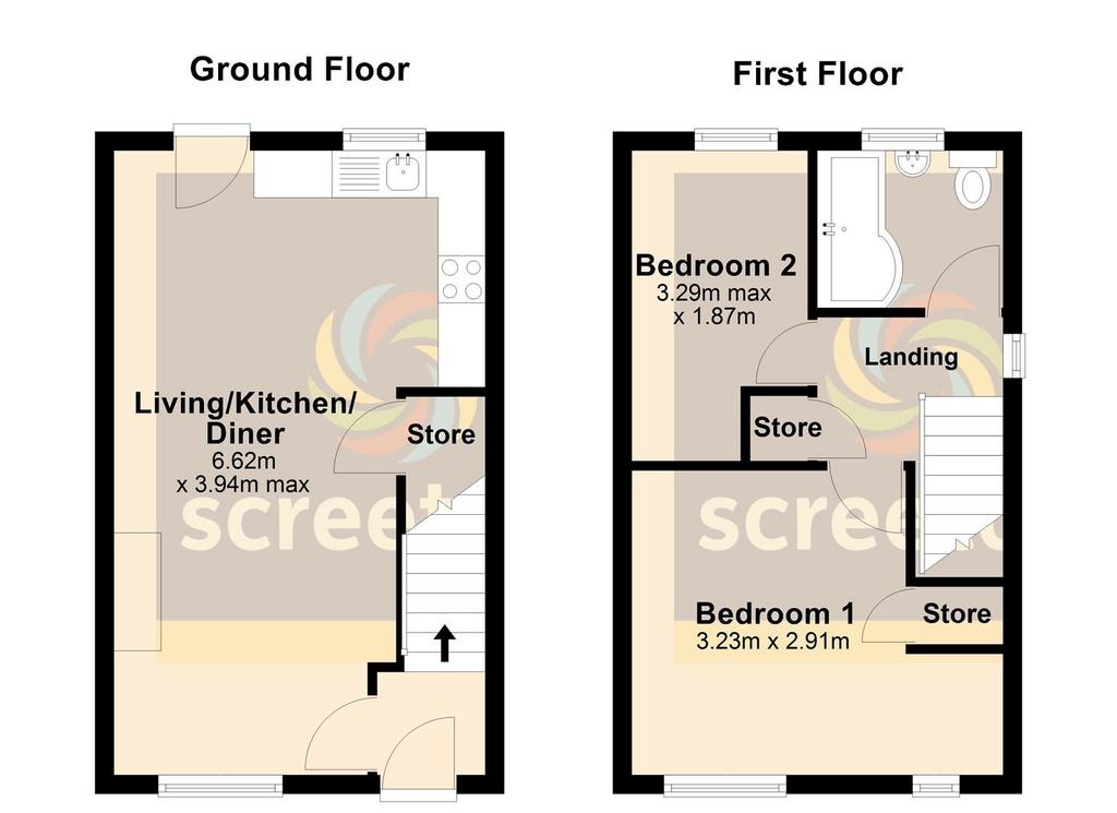 Floorplan 3 Charles Court, Thorne - all floors.JPG