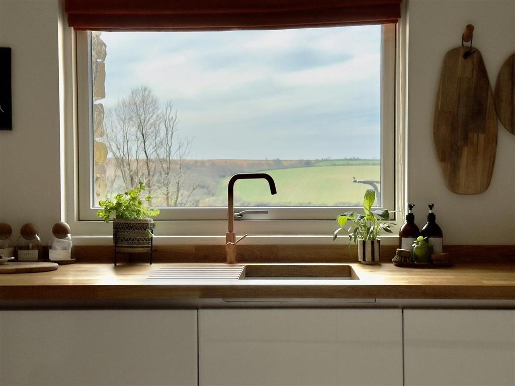 Kitchen sink with view