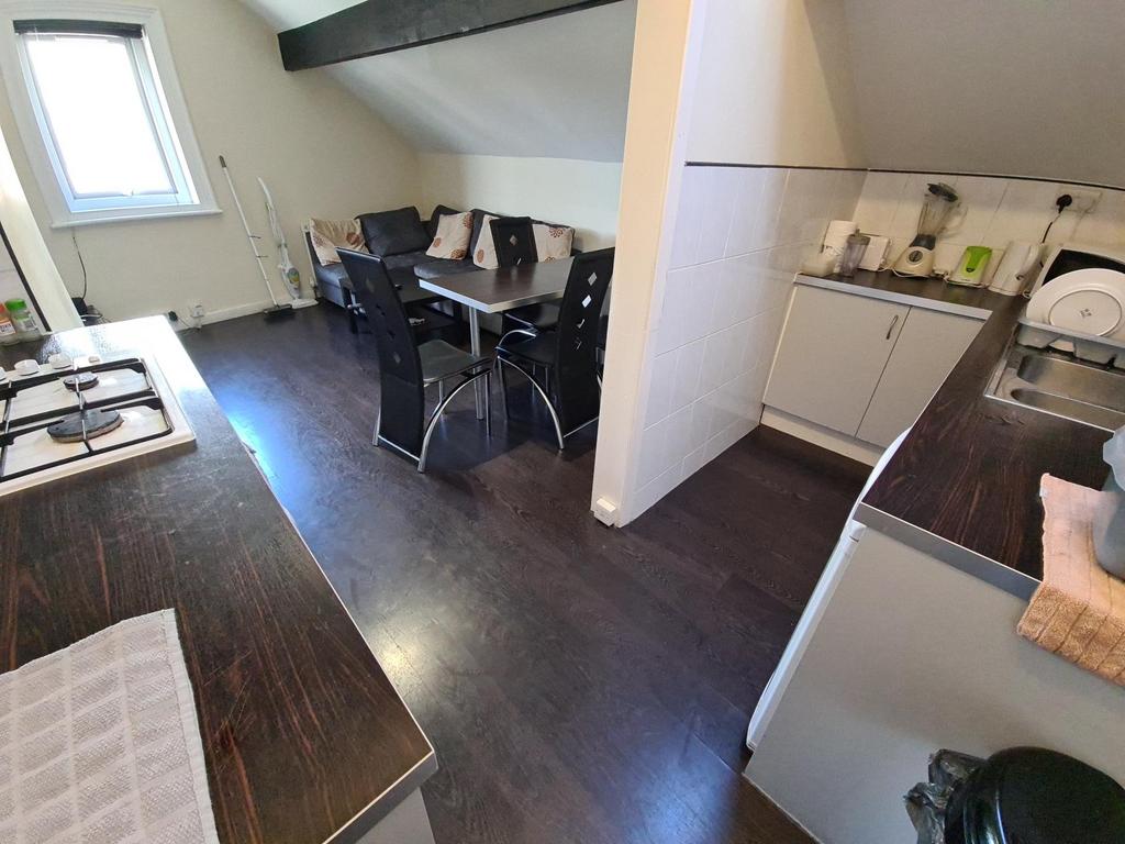 Bright and well-maintained kitchen area featuri...