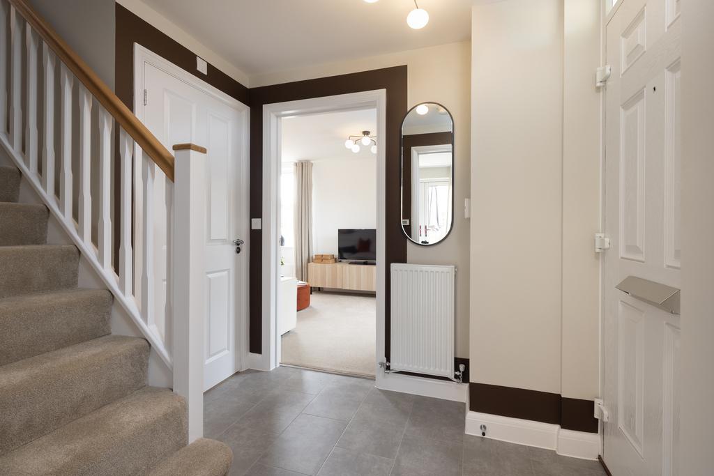 Internal shot of the entrance hall in the...