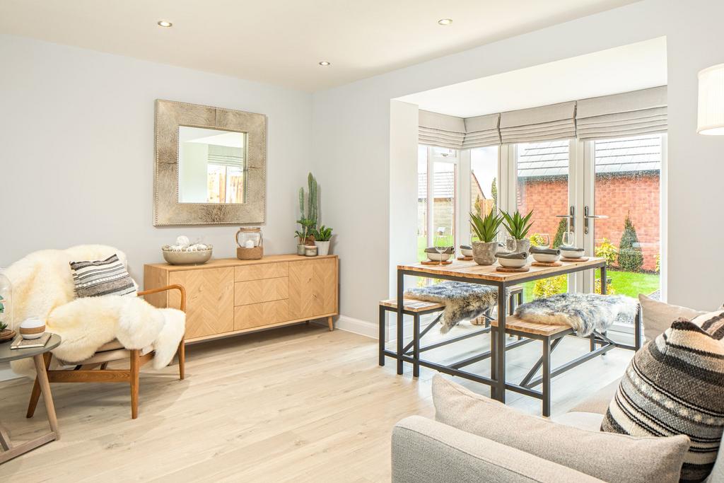 Kitchen with dining area in the Greenwood 3...