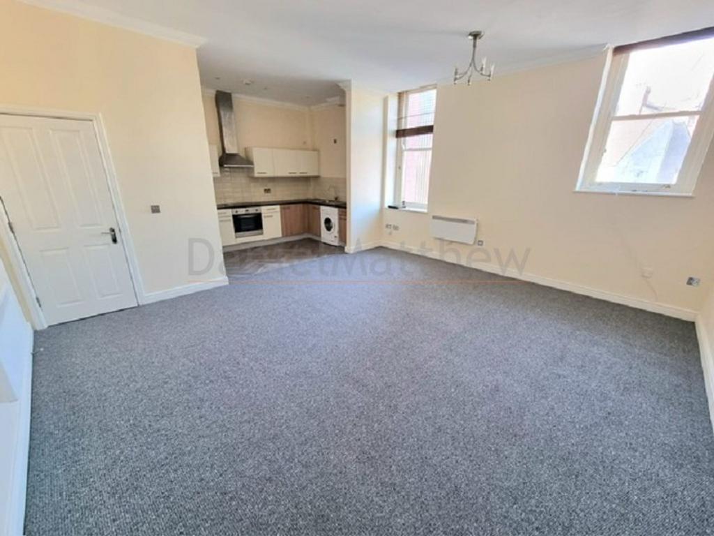 Lounge open to kitchen
