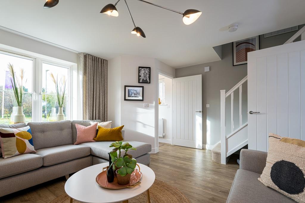 Bright and spacious lounge