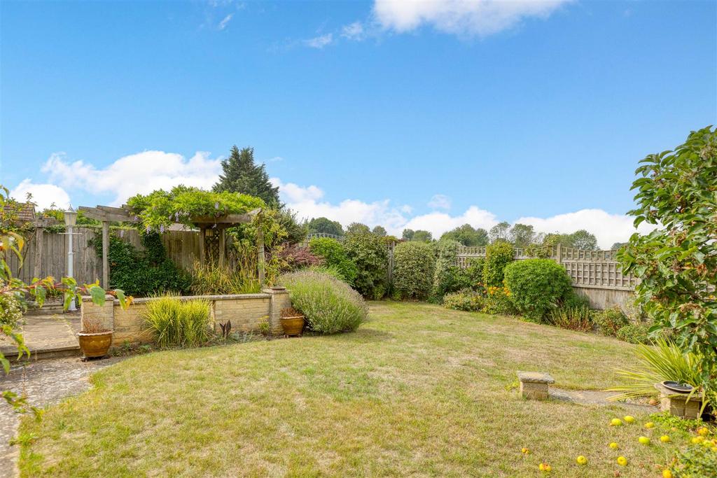 West facing garden