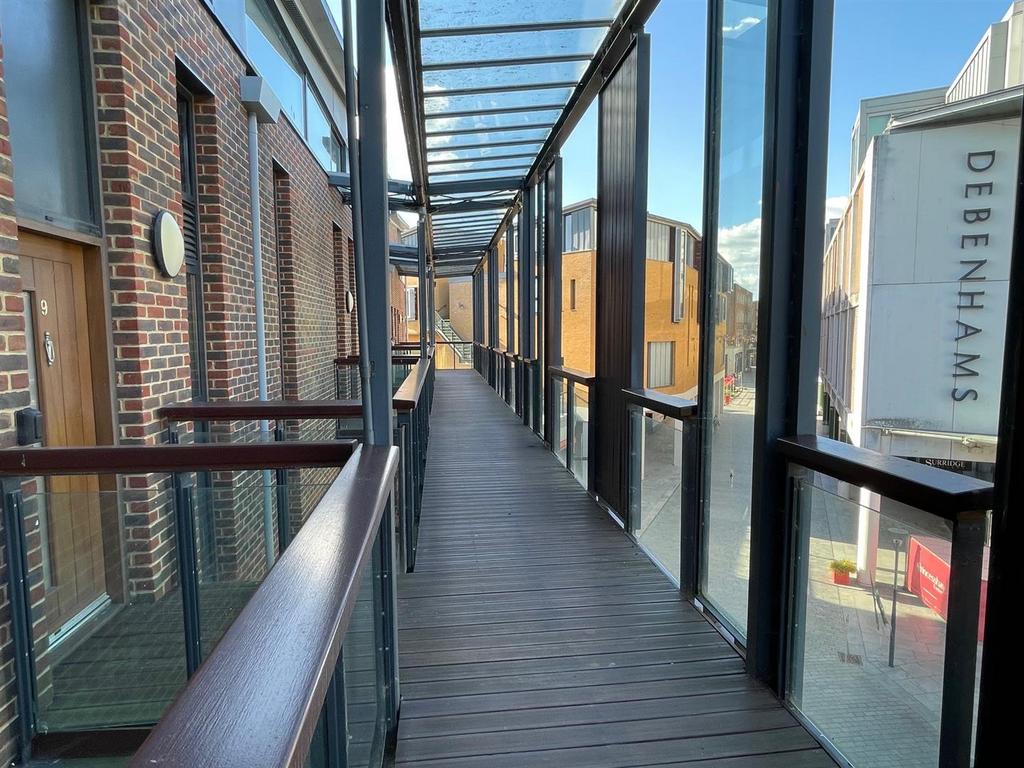 Covered Walkway to Flat