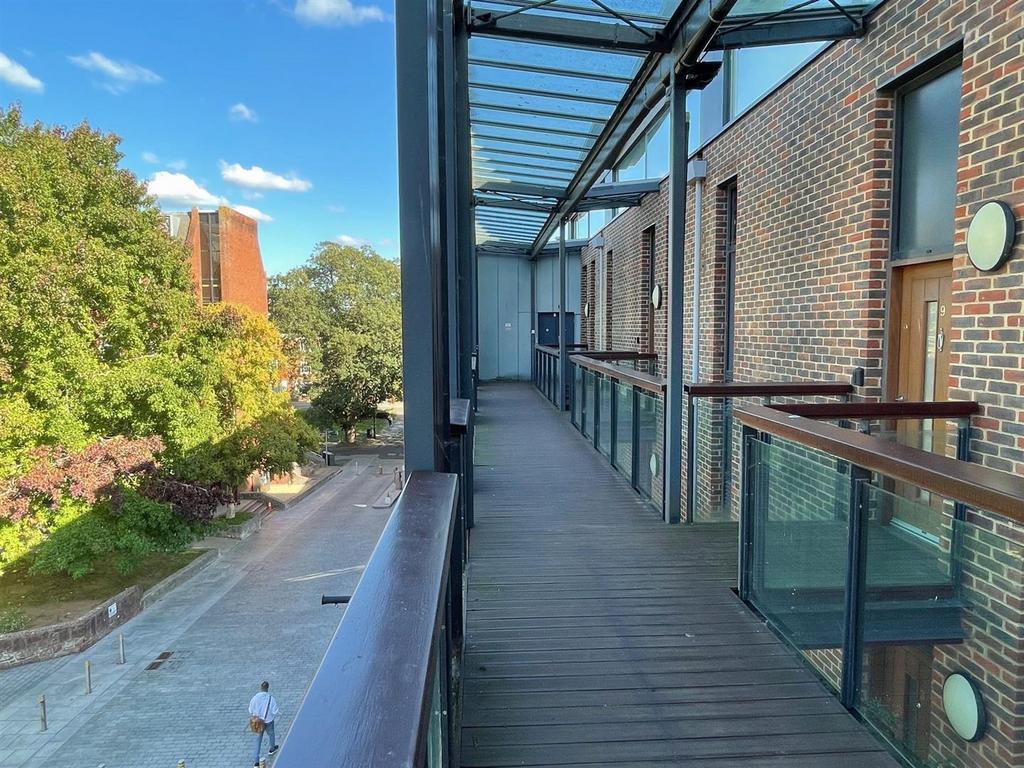 Covered Walkway to Flat