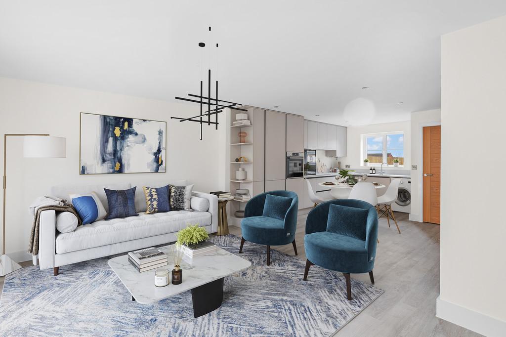 Living and Kitchen area