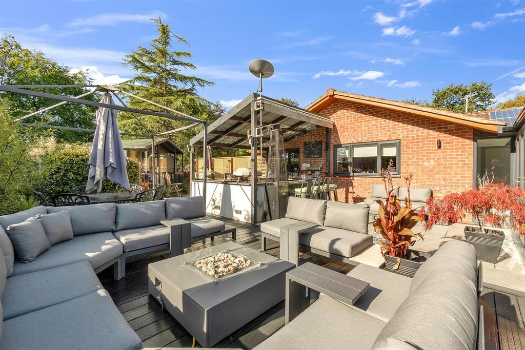 Garden sitting area