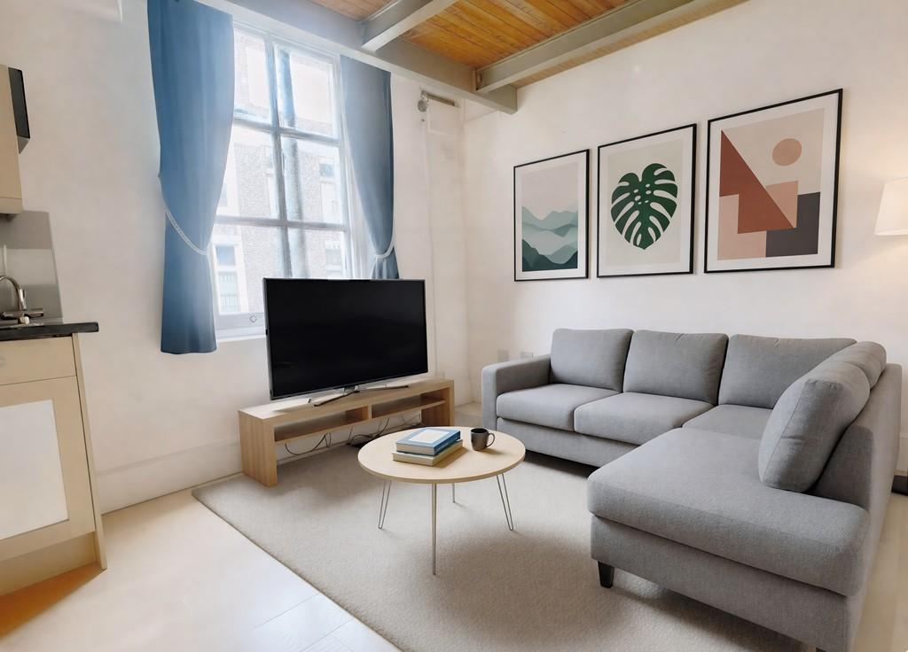Rendered living room