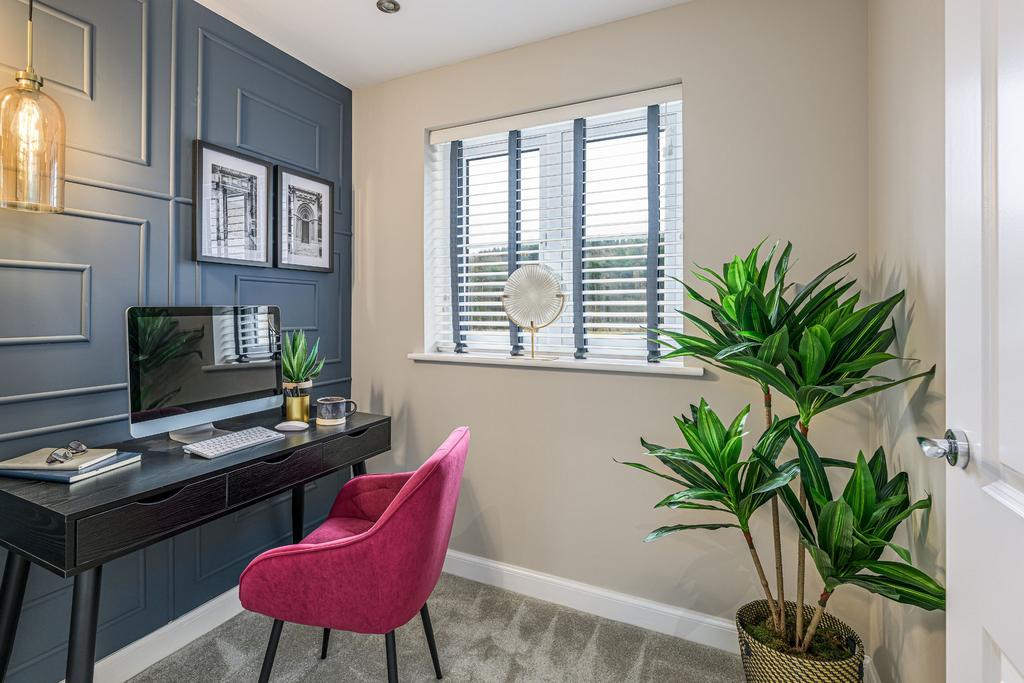 Study in 4 bedroom home