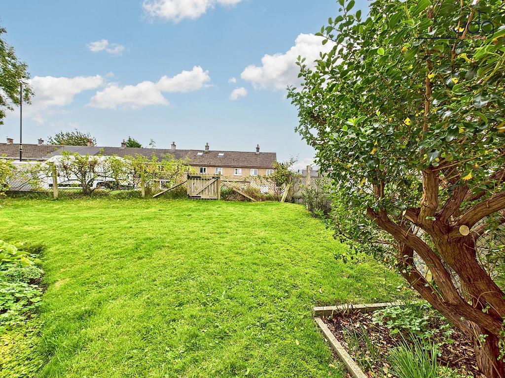 Wrap around garden at the front of the property