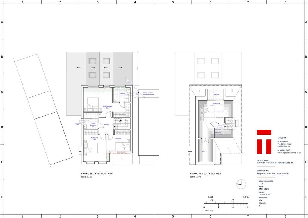 Proposed 1 F & Loft