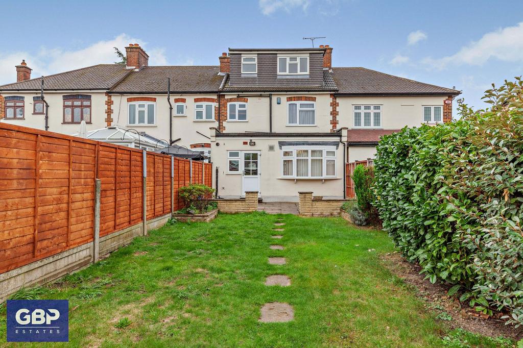 Rear of property