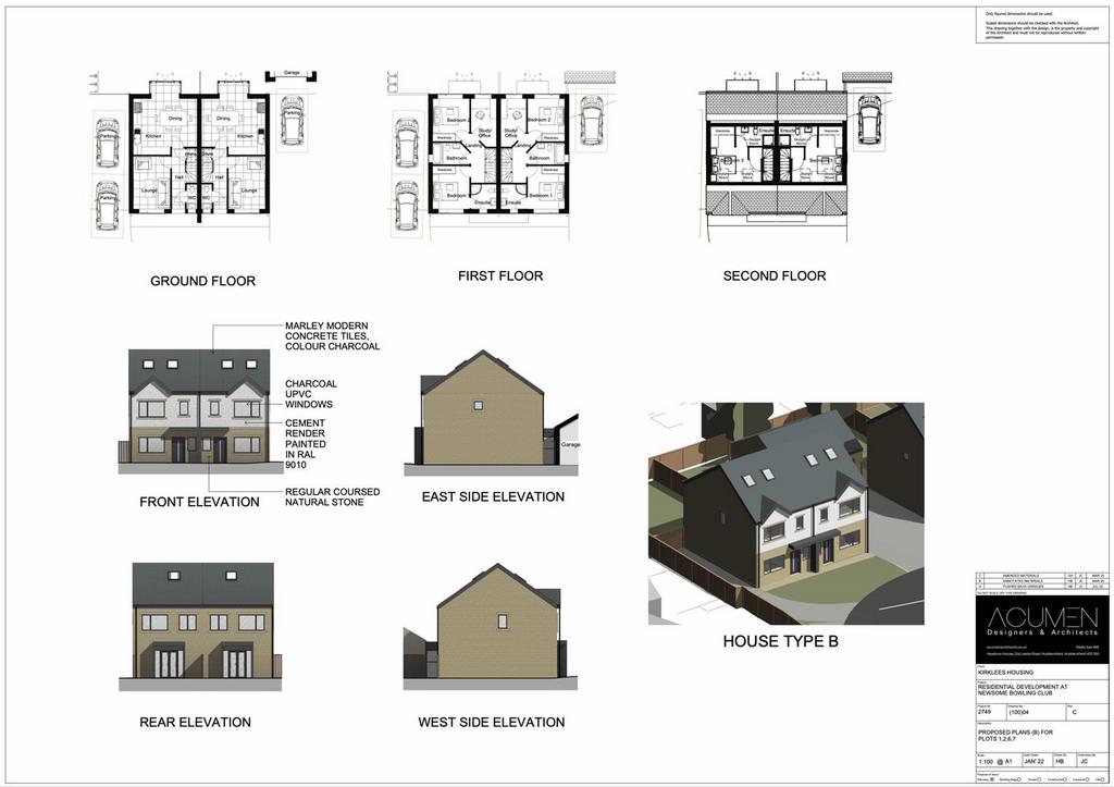 2749 acu (100)04 c proposed type b plans and elevat
