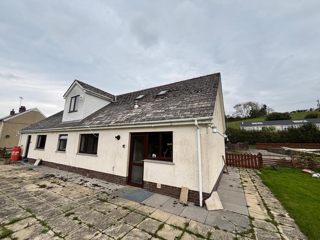 Rear of property