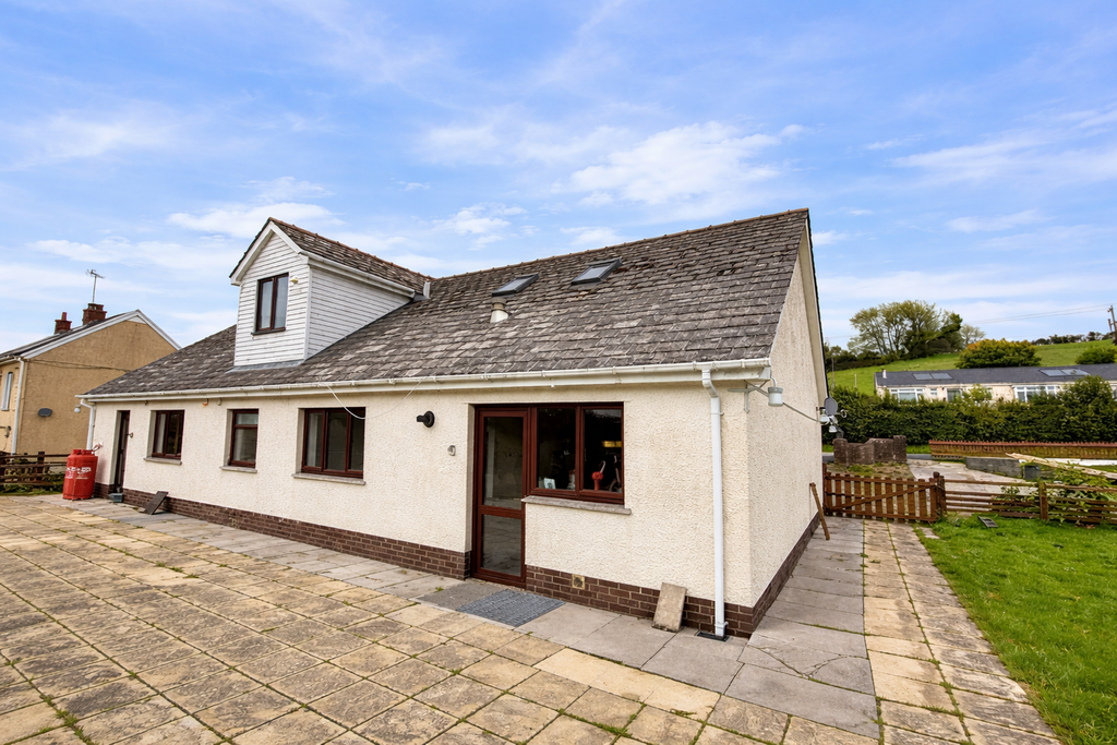 Rear of property