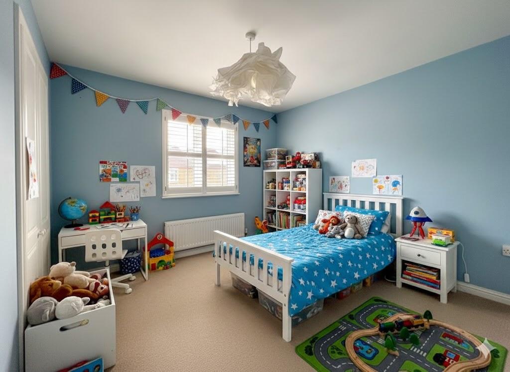 Front blue bedroom