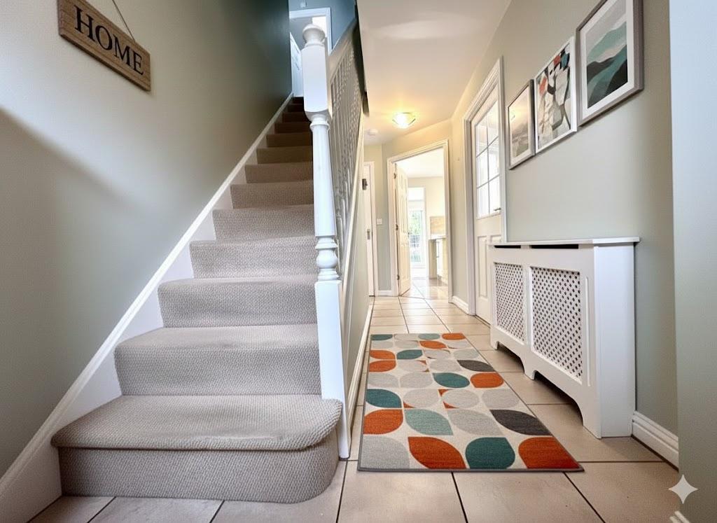 Hallway staged