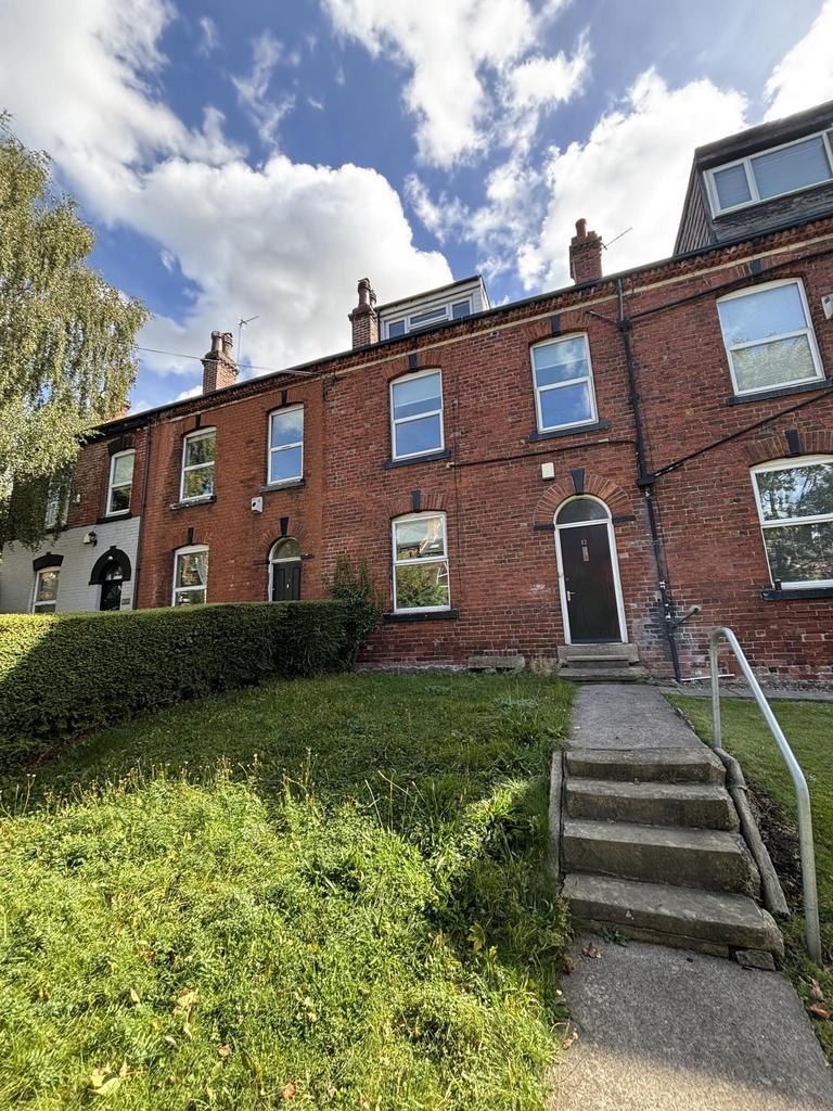 The exterior view of a charming brick property ...