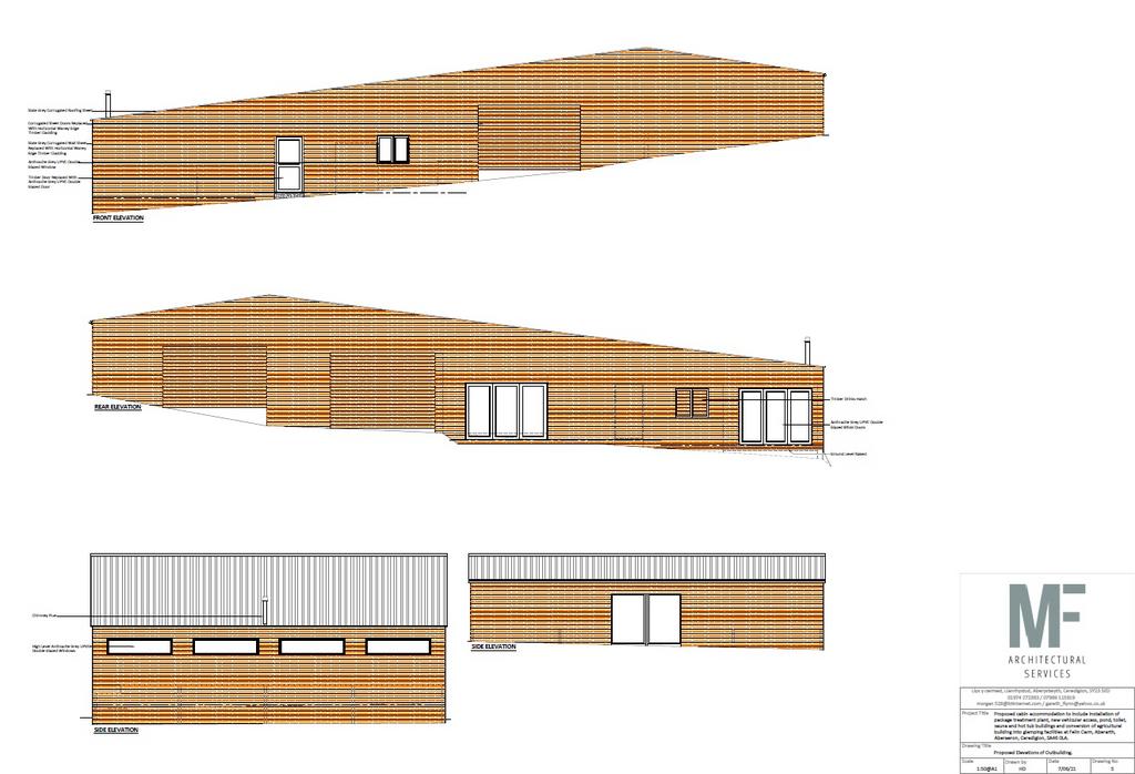 Large steel frame outbuilding
