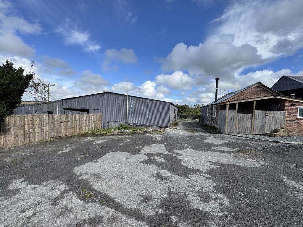 Large steel frame outbuilding