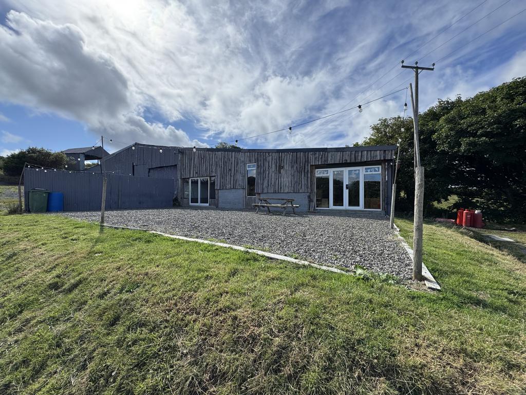 Large steel frame outbuilding