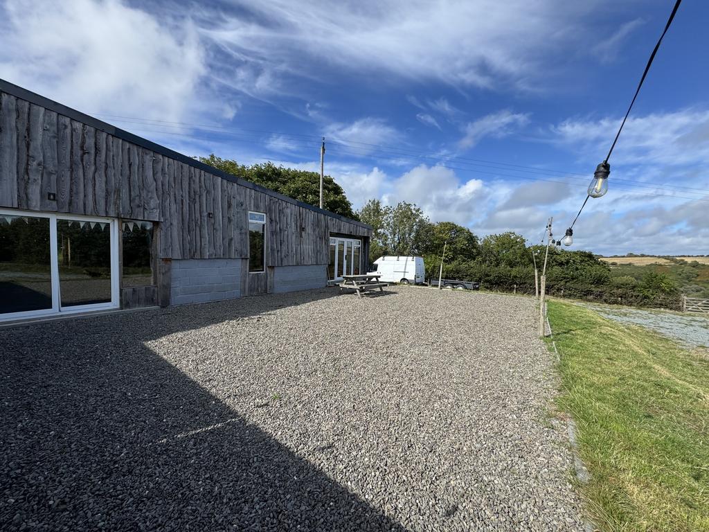 Large steel frame outbuilding