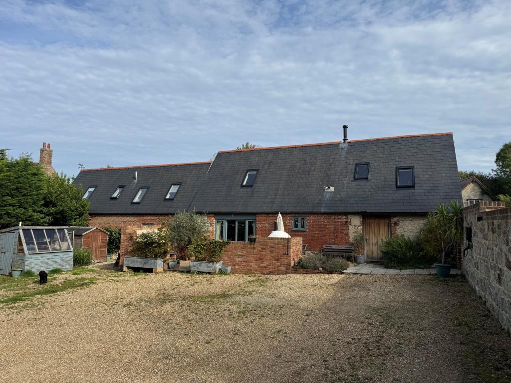 Front of the cottages