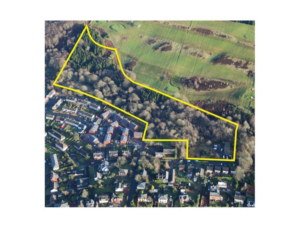 Aerial photo of the land