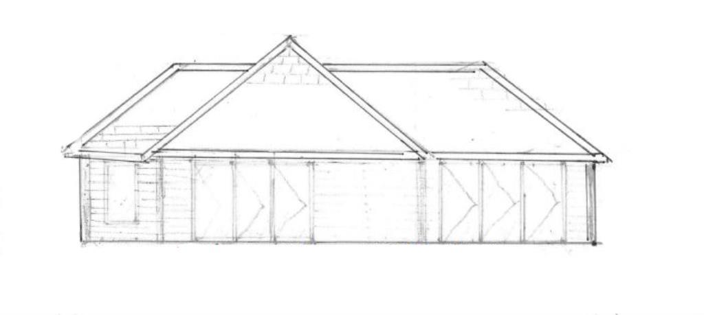 Plot 1 - rear elevation