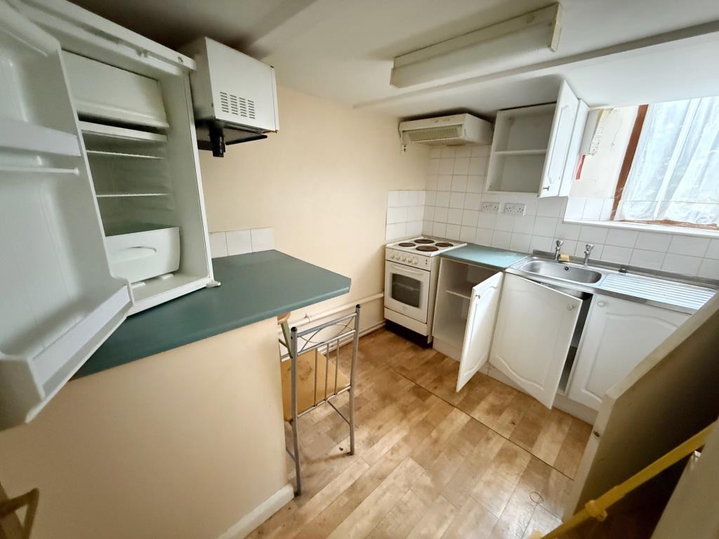 Kitchen area in self-contained bedsit 1