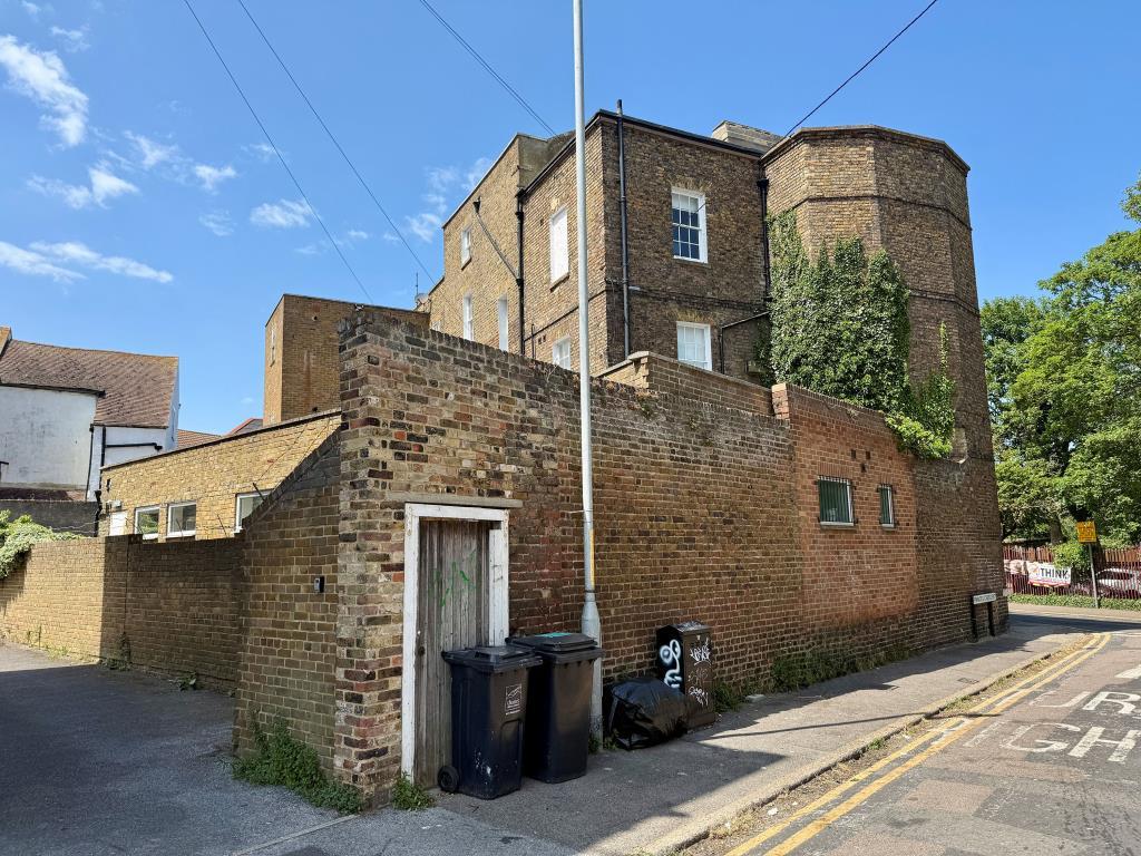 Rear of building