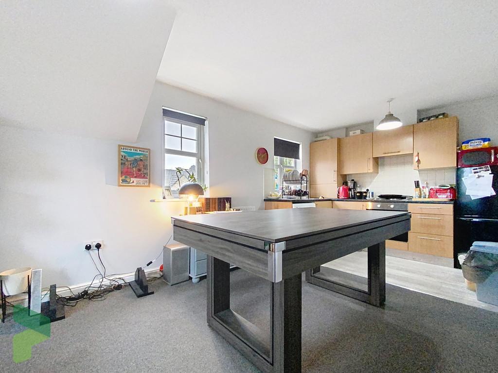 Open Plan Living Room and Fitted Kitchen