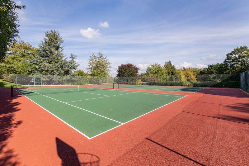 Communal tennis...